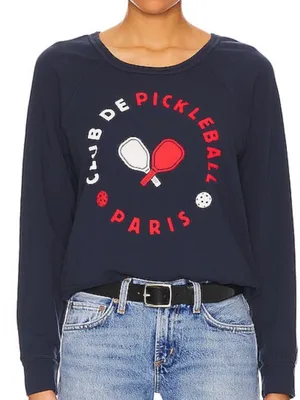 Sundry Club De Pickle Ball Paris Sweatshirt thumbnail 1