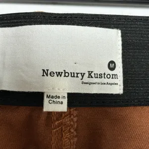Newbury‎ Kustom Rust Brown Flare Bell Bottom Pants High Rise Frayed Hem Medium thumbnail 3