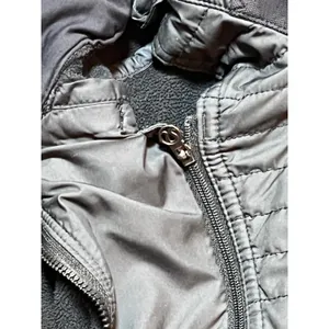 Lululemon‎ Fleecy Keen Quilted Fleece Hooded Jacket Black Womens Size 4 FLAW** thumbnail 15