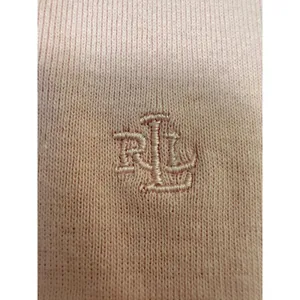 Lauren Ralph Lauren Pink Embroidered RL Logo Crewneck Tee Women's Small thumbnail 6