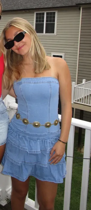 Denim dress thumbnail 1