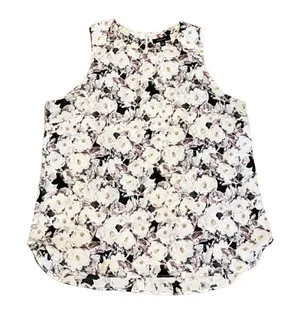 Alice Hope Floral Print Sleeveless Blouse Size Large thumbnail 1