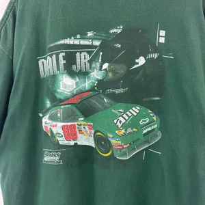 Chase Authentics Dale Earnhardt Jr 88 Vintage Green NASCAR 25th Anniversary Racing Graphic Tee thumbnail 9