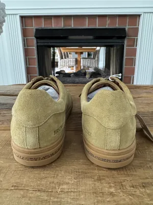 NEW Birkenstock Bend Low II Suede Khaki Sneaker ~ Size 41 thumbnail 7