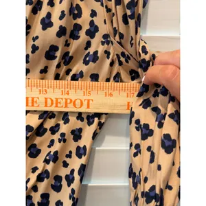 NEW Rebecca Taylor Mini Dress Tie Waist Cappuccino Print Silk Blend‎ Size 0 $395 thumbnail 13