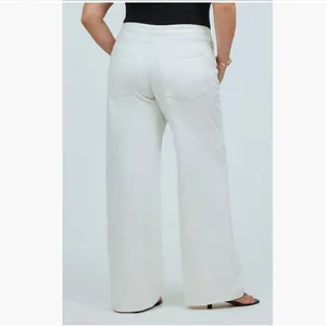NWT Madewell Drawstring High Waist Superwide Leg Jeans (Vintage Canvas) thumbnail 5