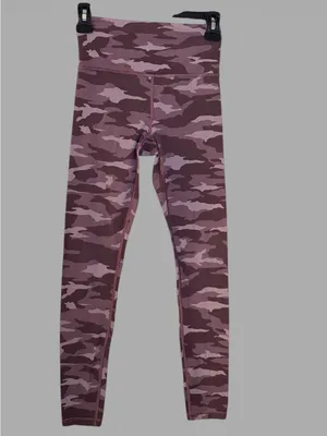 Athleta Girls' Plum Camo High-Rise Leggings thumbnail 2