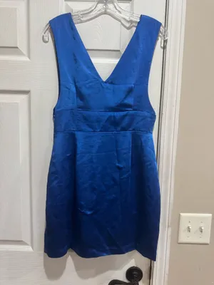 Endless Rose Blue Mini Formal Dress thumbnail 2
