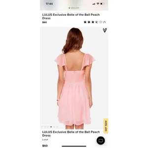 Lulus Exclusive Belle of the Ball Peach Dress thumbnail 4
