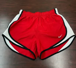 Nike Dri-Fit Red and White Athletic Shorts Size Small thumbnail 1