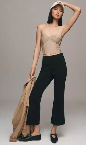 Maeve Anthropologie The Margot Pants thumbnail 1