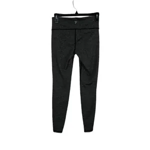 Old Navy Leggings Small Gray‎ High Rise Workout Comfy Activewear thumbnail 3