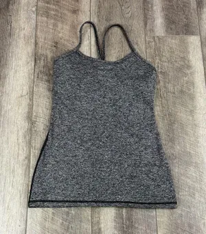 Lululemon Dark Grey Power Y Tank thumbnail 1