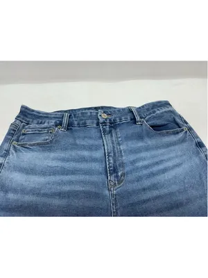 Womans Excellent American Eagle BFF Jegging Stretch Blue Jeans Large Waist 33 In thumbnail 3
