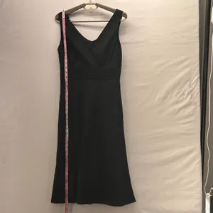 J McLaughlin Linen Faux Wrap‎ Dress Black 2 thumbnail 10