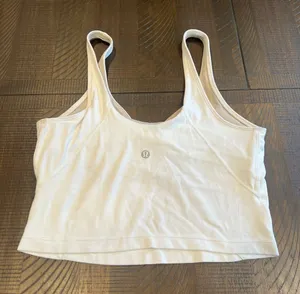 Lululemon white cropped align tank top 6 women thumbnail 1