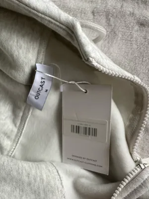 Outcast Clothing Nya Cropped Hoodie Grey thumbnail 9
