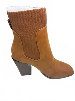 New Journey Adalia Cognac Brown Ankle Boots Size 7 thumbnail 3