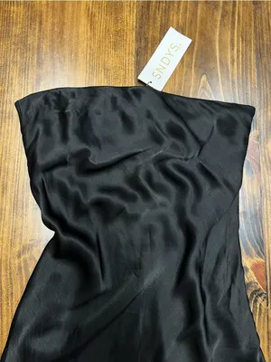 SNDYS Revolve Angel Strapless Midi Dress Black Size Large NWT thumbnail 5