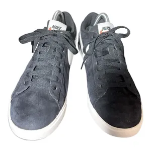 Size 10 - Nike Court Legacy low Suede Black White thumbnail 5