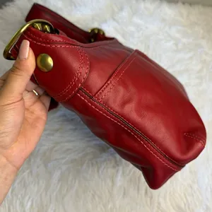 y2k COACH Legacy Red Crossbody Shoulder Bag thumbnail 5
