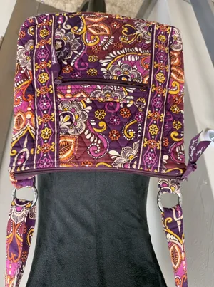 Vera Bradley Safari Sunset Hipster Women's Crossbody Bag Purse Handbag thumbnail 1