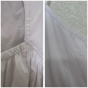 Madewell White Seamed Poplin Midi Sundress Size 6 Drop Waist Chic Quiet Luxury thumbnail 9