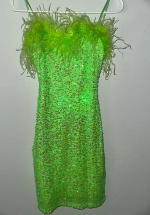 Windsor Green Mini Dress sequin  thumbnail 1