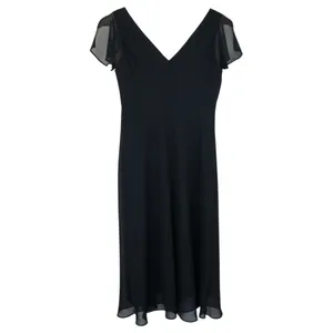 Vintage Y2K J.B.S. Black Lace Midi Dress thumbnail 4