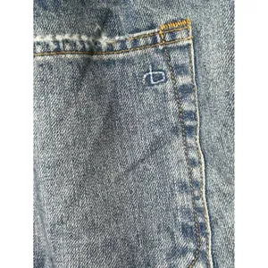 Rag & Bone Miramar Shorts Blue Denim Print Cotton Terry High Rise Distressed M thumbnail 5