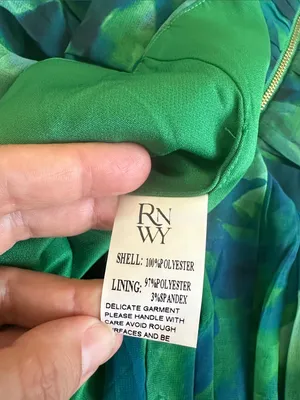 Runaway The Label Night Lover Dress in Calista Green Floral Print Sz M thumbnail 7