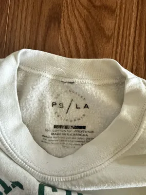 white graphic crew neck thumbnail 2