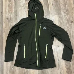 THE NORTH FACE SPRUCE GREEN FUSEFORM DOLOMITI FULL ZIP JACKET woman’s sz Large thumbnail 8