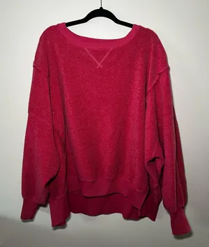 American Eagle Berry This Feels Seriously Huggable Sweater thumbnail 1