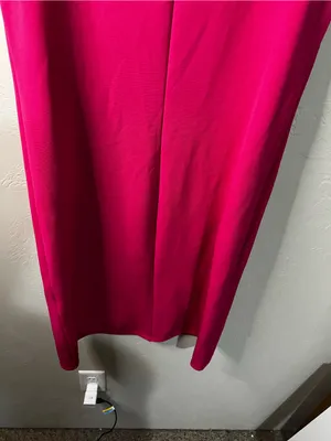 Slinky Brand Fuscia Pink Sleeveless MIDI Dress Casual Resort Summer thumbnail 9
