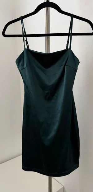 All in Favor Sleek satin slip dress thumbnail 1