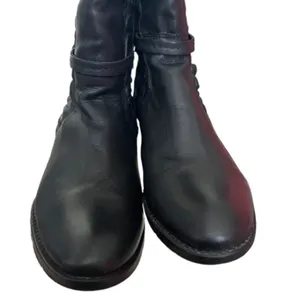 Mariana bubble leather Reanna boots BLACK Western Casual Mid Calf thumbnail 8