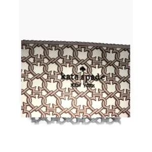 Kate Spade New York Spade Link Mini Tote Taupe Monogram Crossbody Satchel thumbnail 4