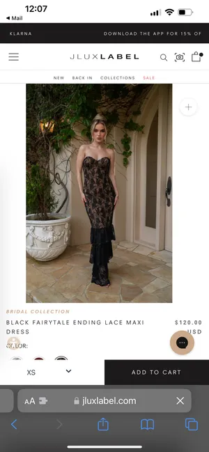 JLUXLABEL Brand New Black Lace Dress thumbnail 5