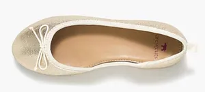 J CREW Crewcuts Women Metallic Gold Ballet Flats - Size K5 / 37 EU / 7 Women' US thumbnail 2