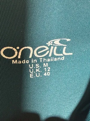 O'Neill Women's Long Sleeve Teal Rash Guard Medium thumbnail 4