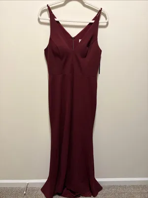 BHLDN • Jones Dress in Bordeaux Size 12 thumbnail 3