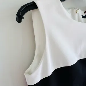 Tommy Hilfiger Black, White, and Tan Mini Dress thumbnail 4