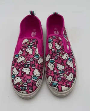 Hello Kitty Sanrio Pink All Over Print Slip On Canvas Sneakers Womens Size 6 thumbnail 1