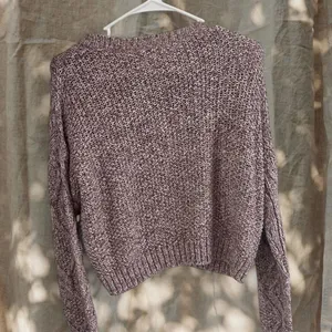 LA Hearts Cable Knit Sweater Mauve thumbnail 3