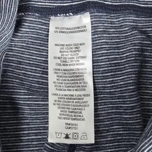 Calvin Klein Performance Athletic Fold Over Leggings Striped‎ Stretch Women's S thumbnail 4