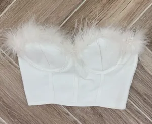 superdown White Bustier Top thumbnail 1
