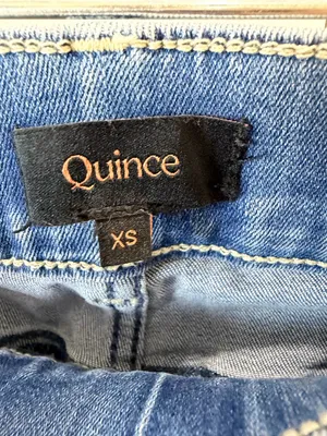 Quince Nina Pull-On Stretch Flare Jeans Laguna Blue Jeans Size XS thumbnail 6