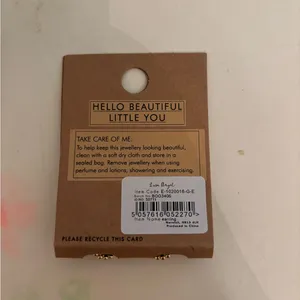 NWT Lisa Angel Gold Sterling Silver Dotted Huggie Hoop Earrings thumbnail 3