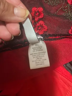 Vintage corset top Red Size 36 C thumbnail 3